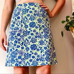 Vintage 1970’s Lilly Pulitzer Floral Skirt